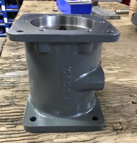 Cast Iron Timer Housing Machined Complete