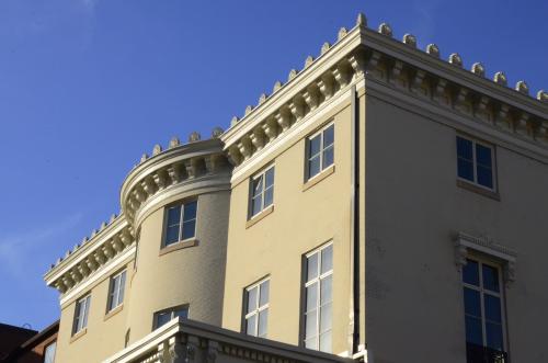 Installed Roof Top ornaments at The Walters Art Museum